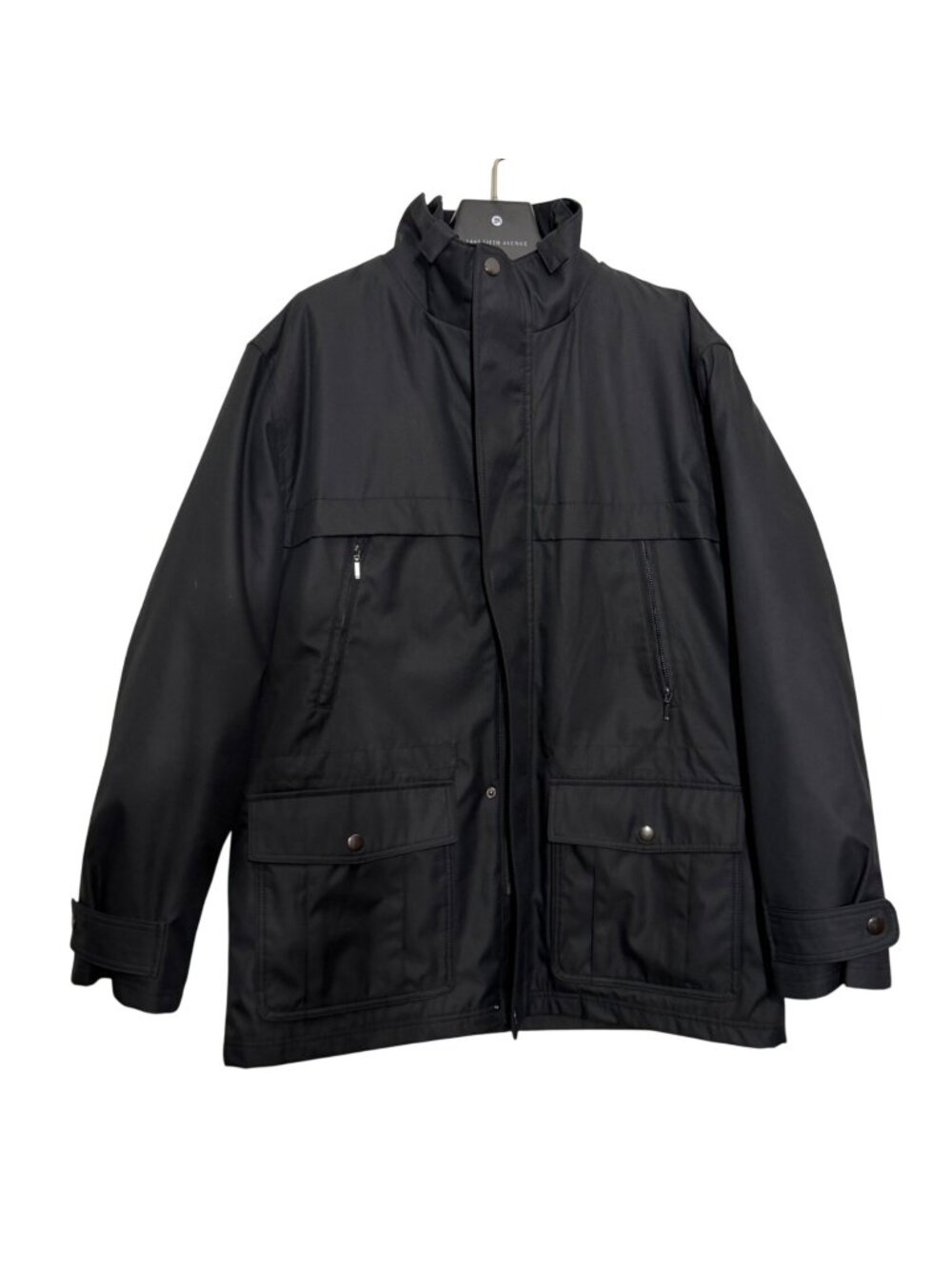 NWT Michael Kors 2 in 1 Mens Black Winter-Spring Jacket Coat SZ L Zipped Liner